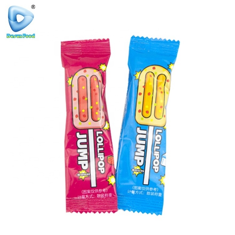 New product sweet milk flavor lollipop and popping candy factory