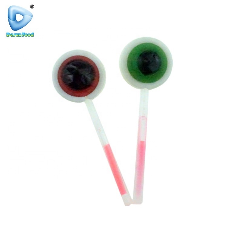 Colorful crazy eye pop light up lollipop candy