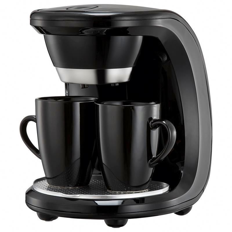 Luxury design plastic housing automatic electric k cup coffee maker with warming plate