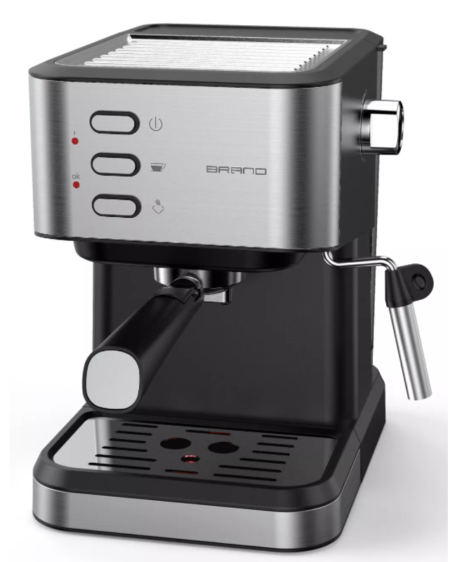 220V Expresso Coffee Maker 1.5L Cappuccino Machine 20bar Italian Espresso Coffee Maker with steam