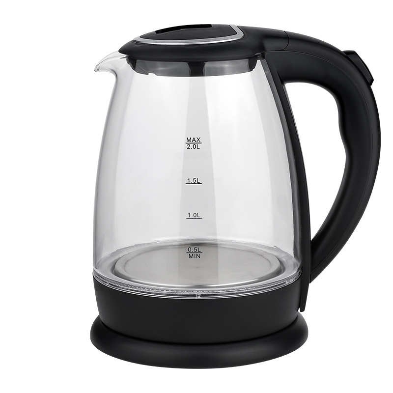 Household 1.8L Glass Electric Hot Water Kettle Boiled Water Kettle With Blue Led Indicative Light