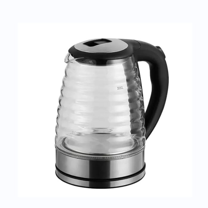 Wholesale Sale Clear Black Electric Kettles Hot Sale Electric Glass Kettle