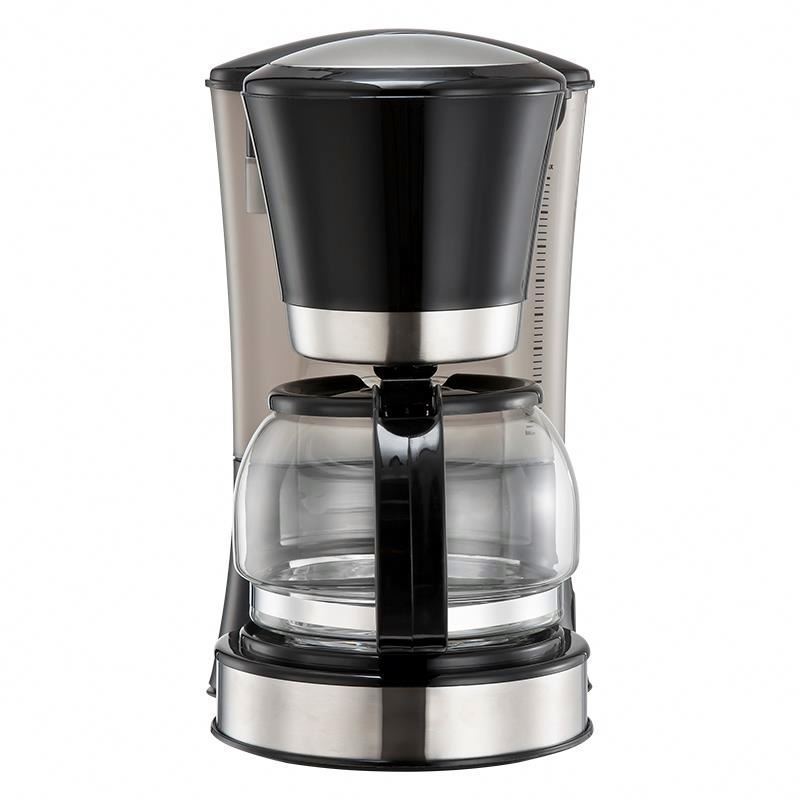 6 cup home appliances low wattage electric drip coffee maker with 0.6l glass coffee pot