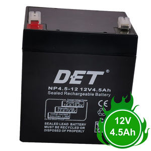 sealed lead  12v 4.5ah 6v 4.5ah 20hr rechargeable battery to give free charger