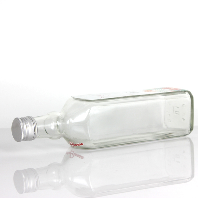 Manufacture flint glass bottle 70cl 750ml 1 litre Rum Tequila Patron liquor spirit bottles with cork stopper