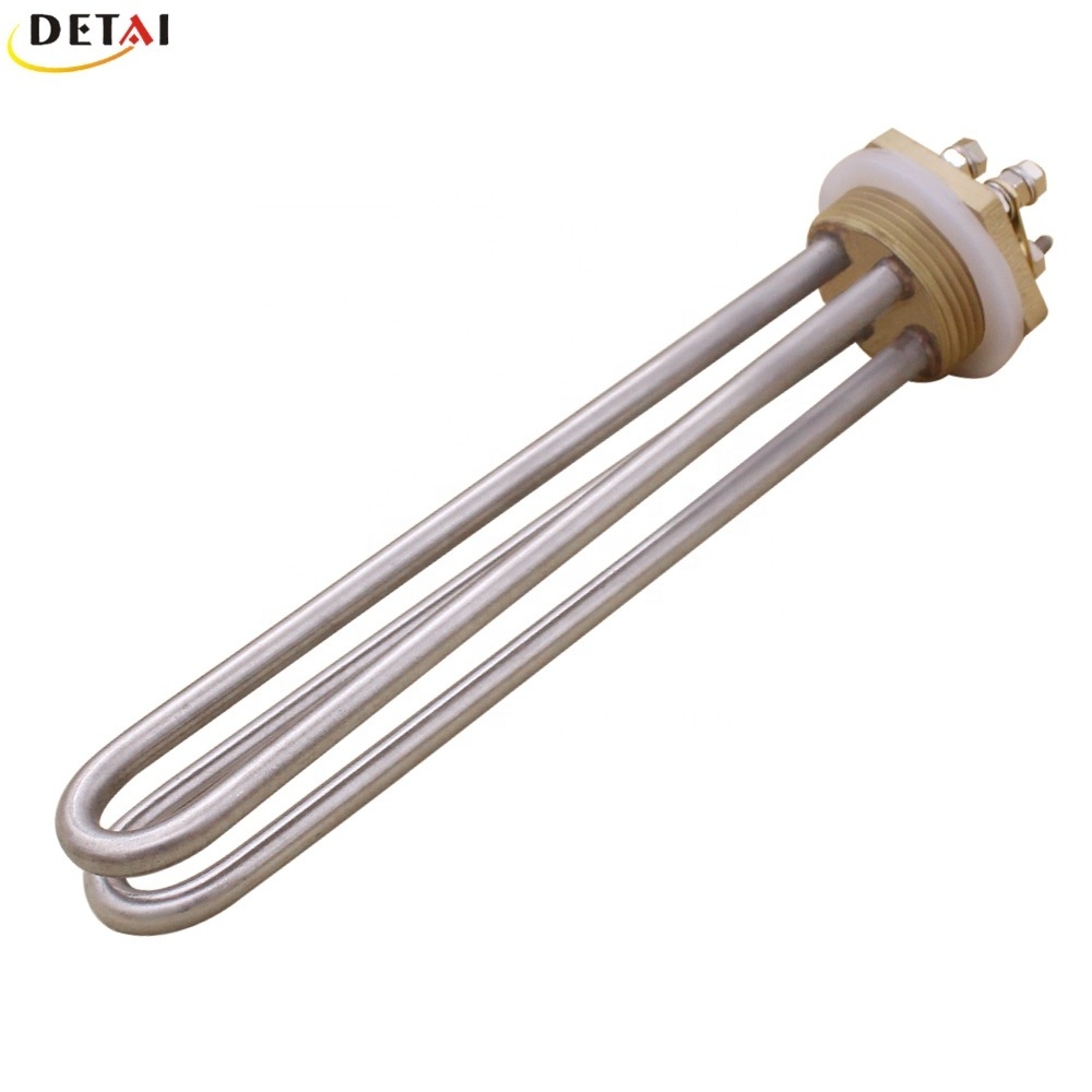 DC 48V 1500W Low Voltage Immersion Water Heater Screw Plug Heater with 1 1/4