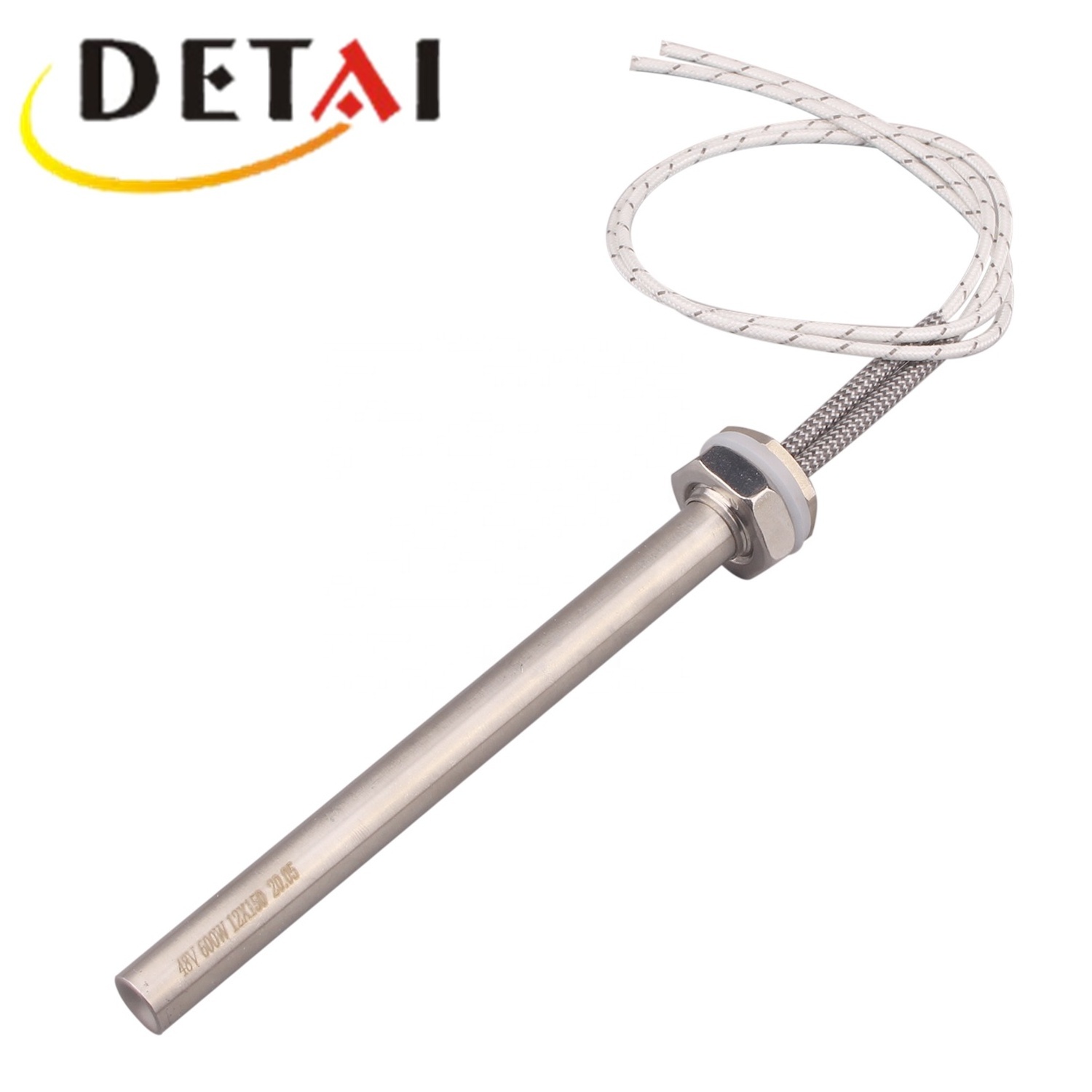 Hot Sale Resistance Rod DC 12v/24v/36v/48v Cartridge Heater With M16 Thread Immersion Cartridge Heater Heating Pipe