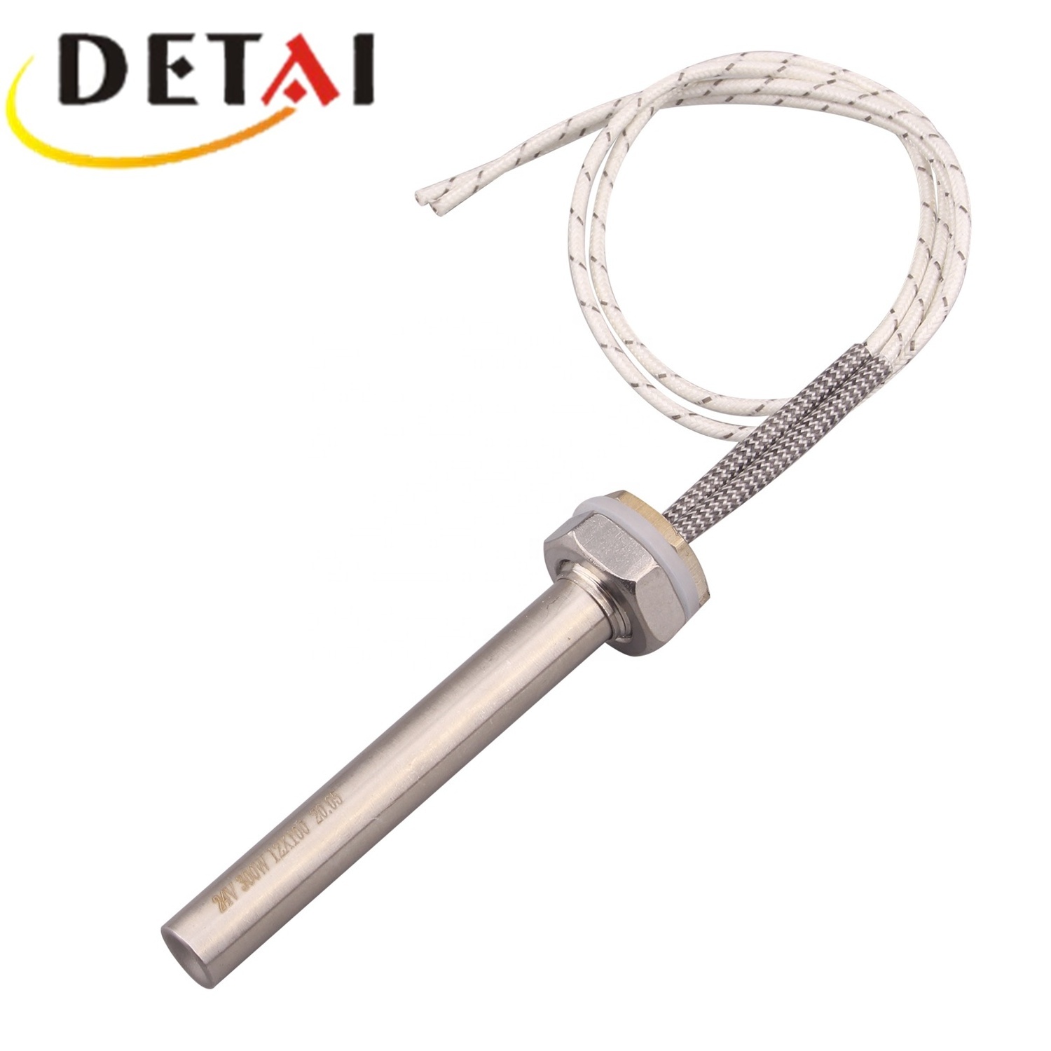 Hot Sale Resistance Rod DC 12v/24v/36v/48v Cartridge Heater With M16 Thread Immersion Cartridge Heater Heating Pipe