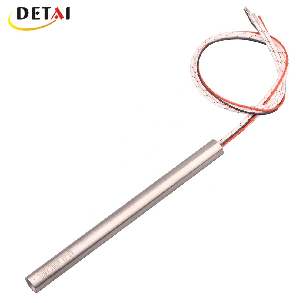 120V 750W Tubular Cartridge Heater with K Type Thermocouple Rod Type Cartrige Heating Element