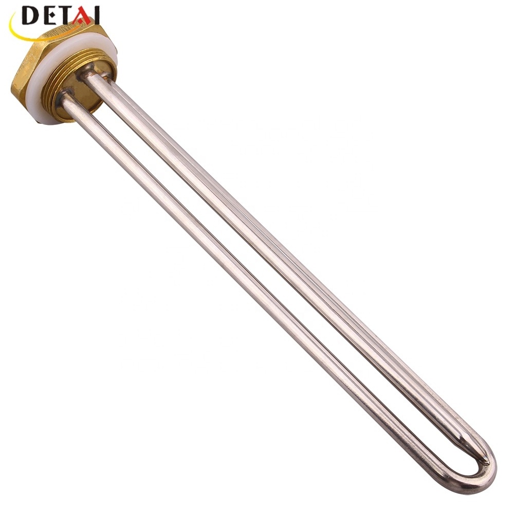 Heater U Type 220v Heating Element Screw Plug Heater water heating element for Heater with thermostat in stock