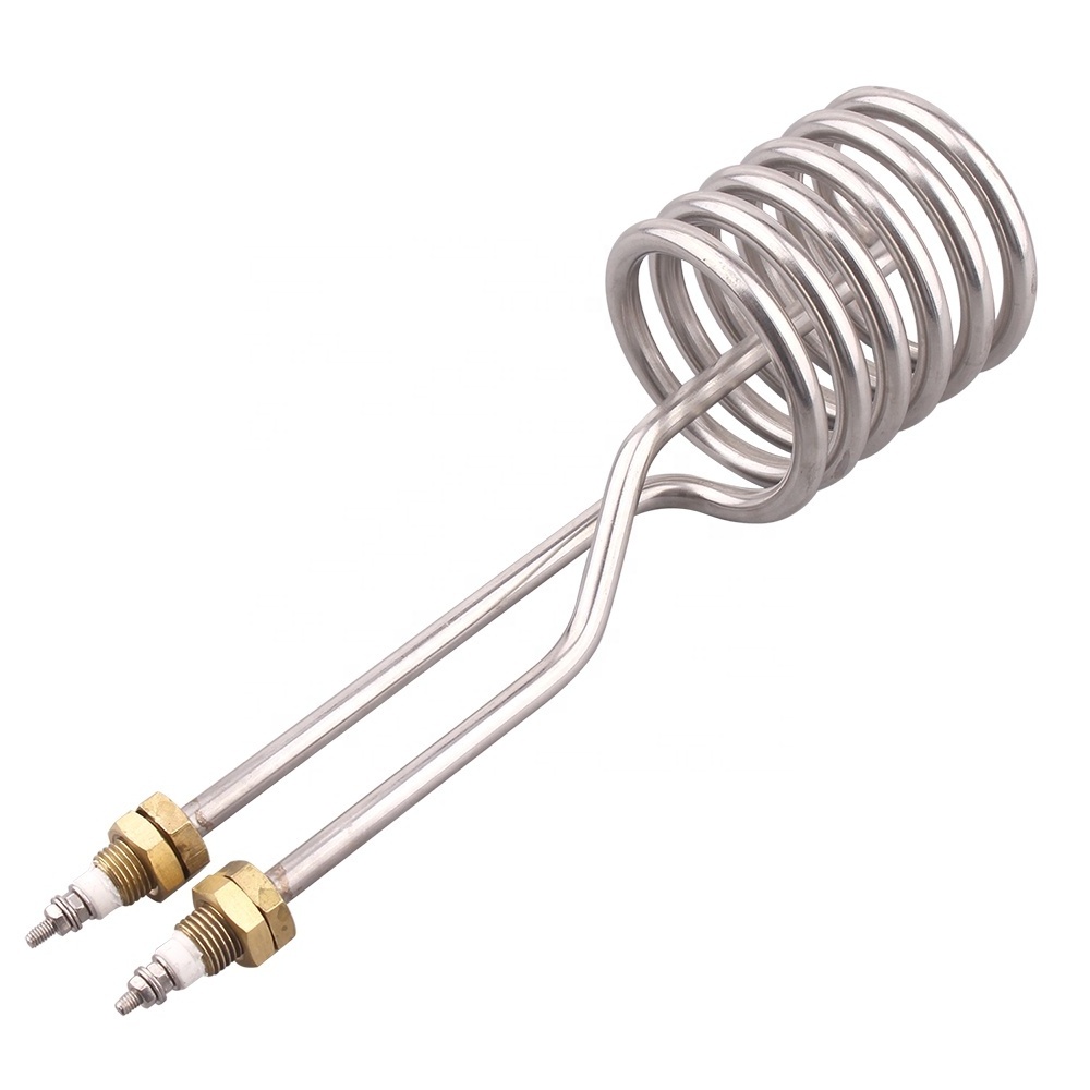 Heating Element Supplier 220v 2.5kw M14 Screw In SUS304 Electric Immersion Water Heating Element Coil Heater for coffee machines