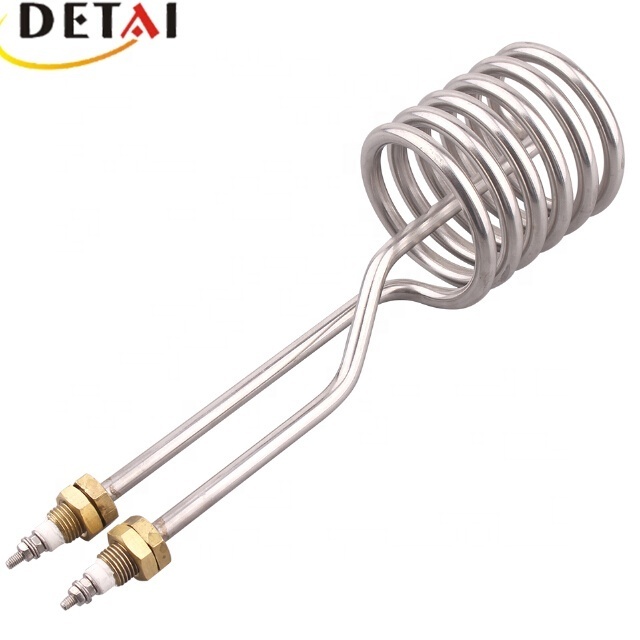 Heating Element Supplier 220v 2.5kw M14 Screw In SUS304 Electric Immersion Water Heating Element Coil Heater for coffee machines