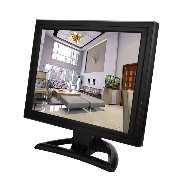 15 inch TFT LCD Industrial CCTV Computer Monitor with BNC