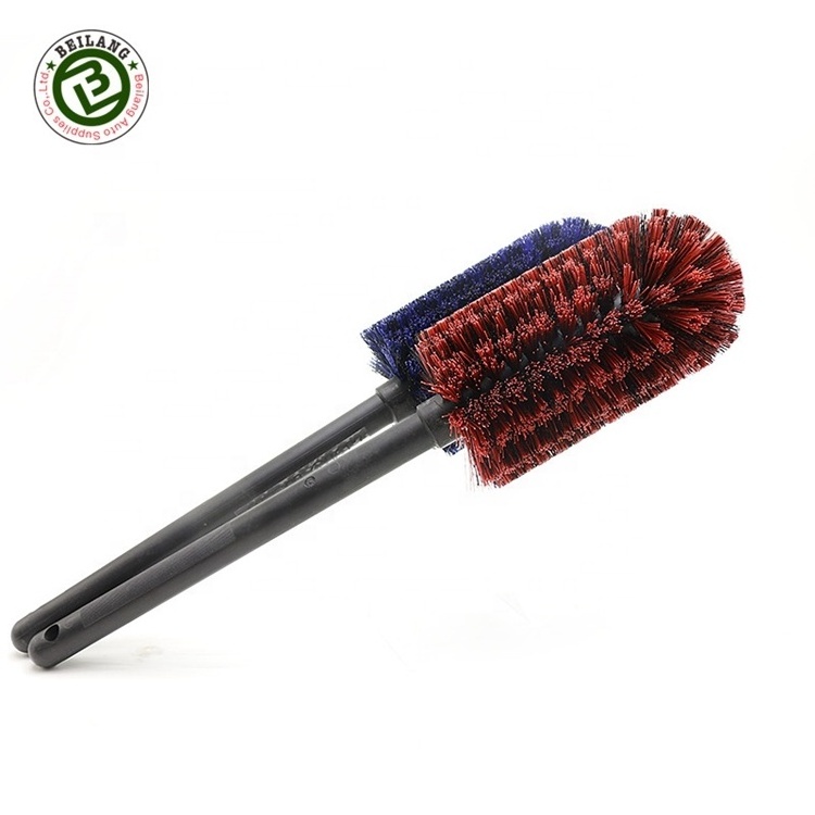 Long handle Detailing brushes multipurpose use for wheels rims cleaner/car cleaning brush dust