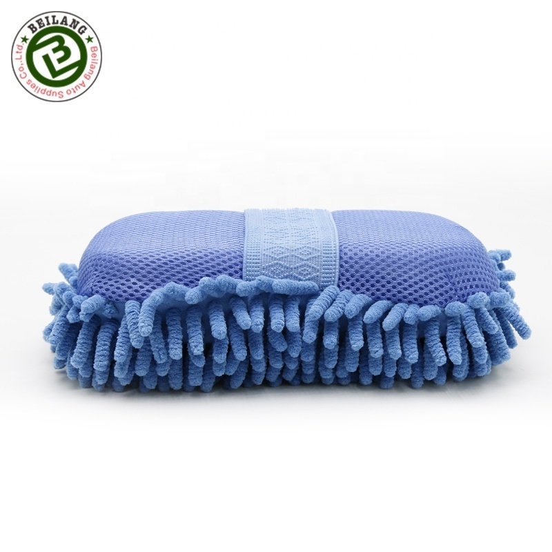 Microfiber Car Wash Chenille Sponge Car Cleaning Sponge