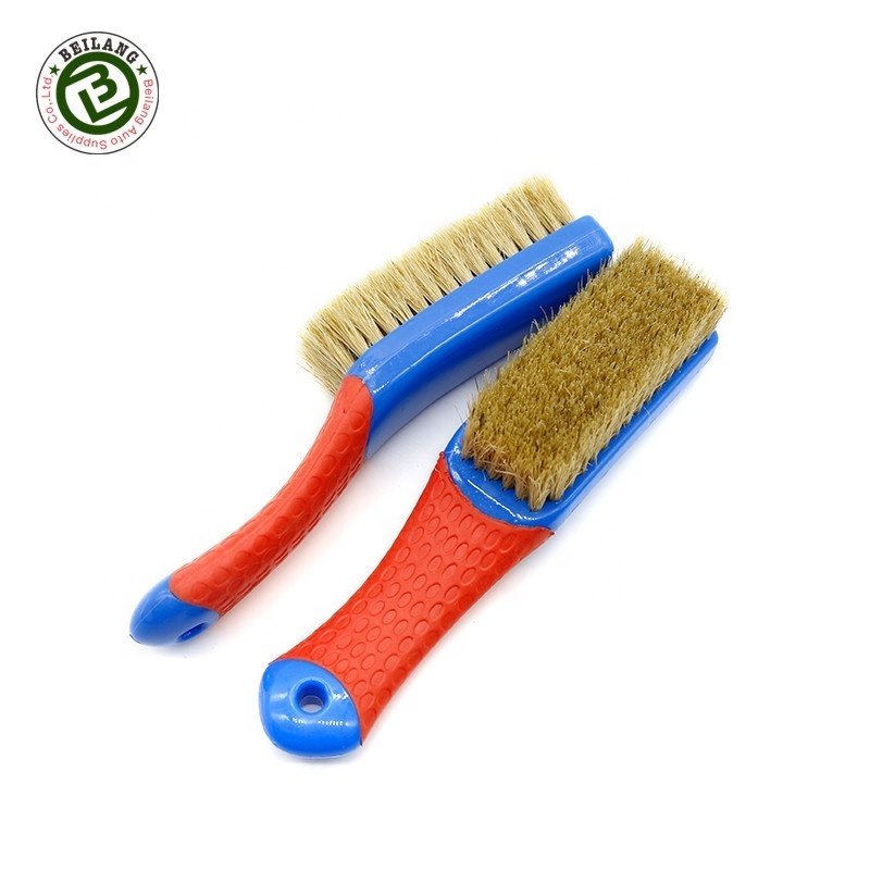 auto car Tire Wheel clean vehicle tyre washing tool with plastic handle small car detailing brushes tool Rim cleaning Brush