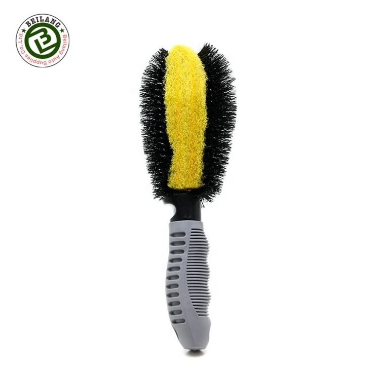 plastic handle softest car detailing brush car wheel tyre detail brush