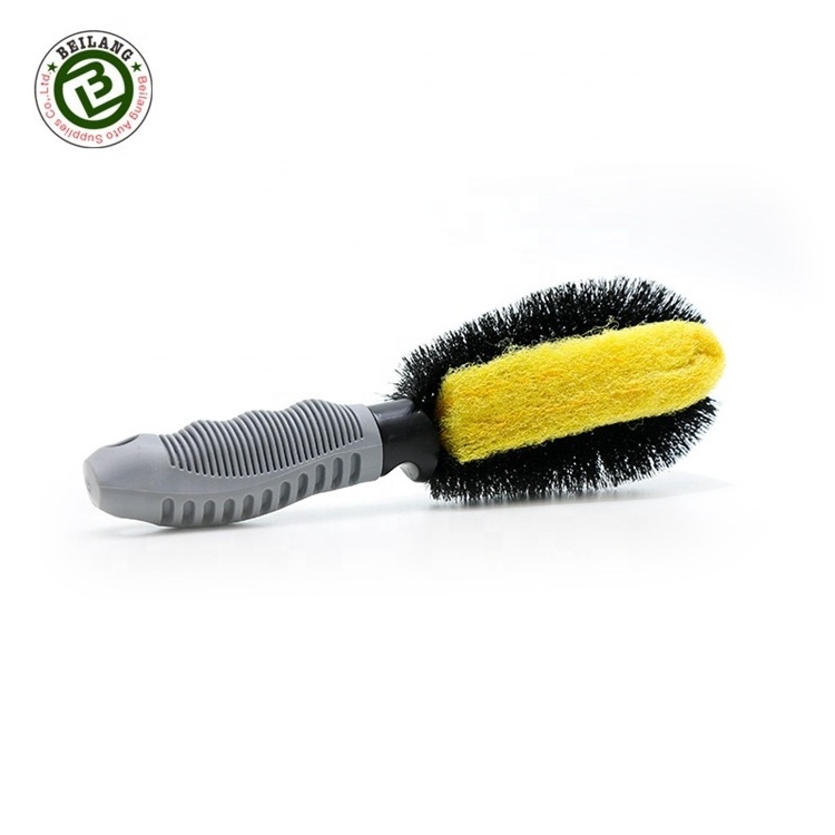 plastic handle softest car detailing brush car wheel tyre detail brush