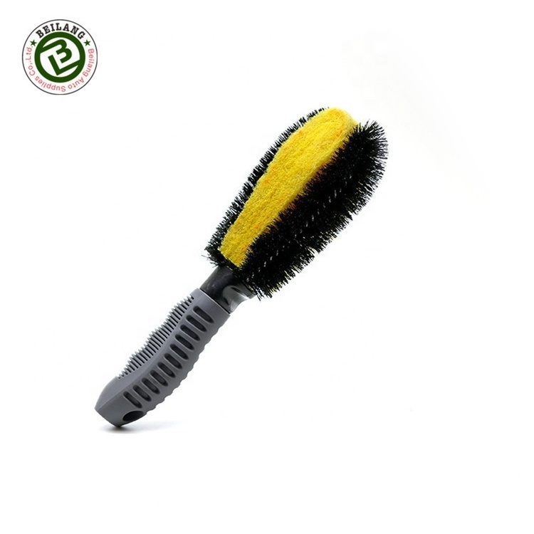 plastic handle softest car detailing brush car wheel tyre detail brush