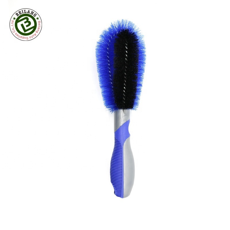 Car Wheel Tire Rim Soft Plastic Bristle Scratch-less Wash Brush For Motorcycle Detailing