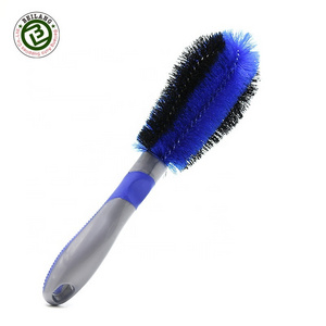 Car Wheel Tire Rim Soft Plastic Bristle Scratch-less Wash Brush For Motorcycle Detailing