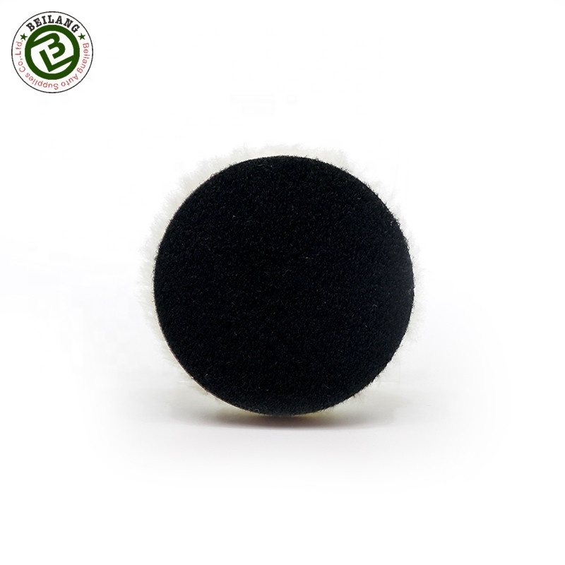 3 Inch Stripe Type 100% Wool Polishing Pad Car Detailing DA Wool Buffing Pad for Car Polishers