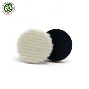 3 Inch Stripe Type 100% Wool Polishing Pad Car Detailing DA Wool Buffing Pad for Car Polishers