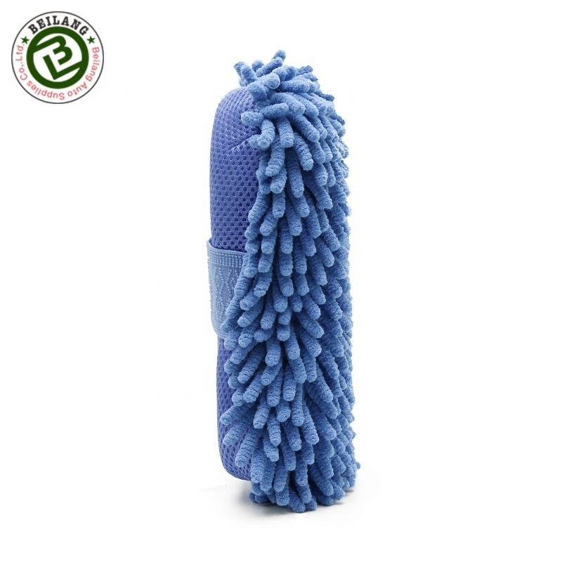 Microfiber Car Wash Chenille Sponge Car Cleaning Sponge