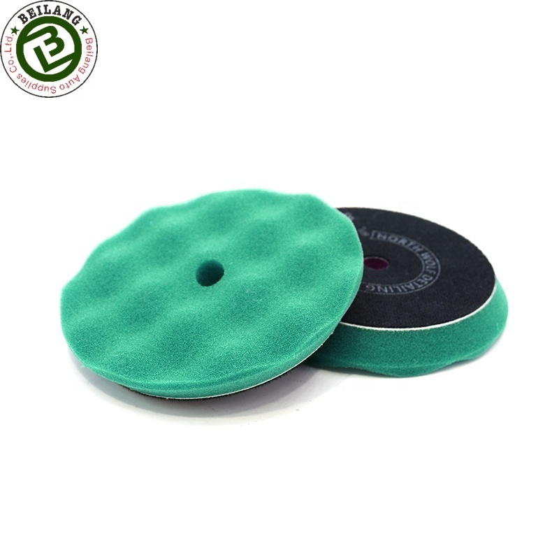 6pcs Wave Foam Polishing Pad Car Buffing and Polishing Pad Kit For Auto Polish