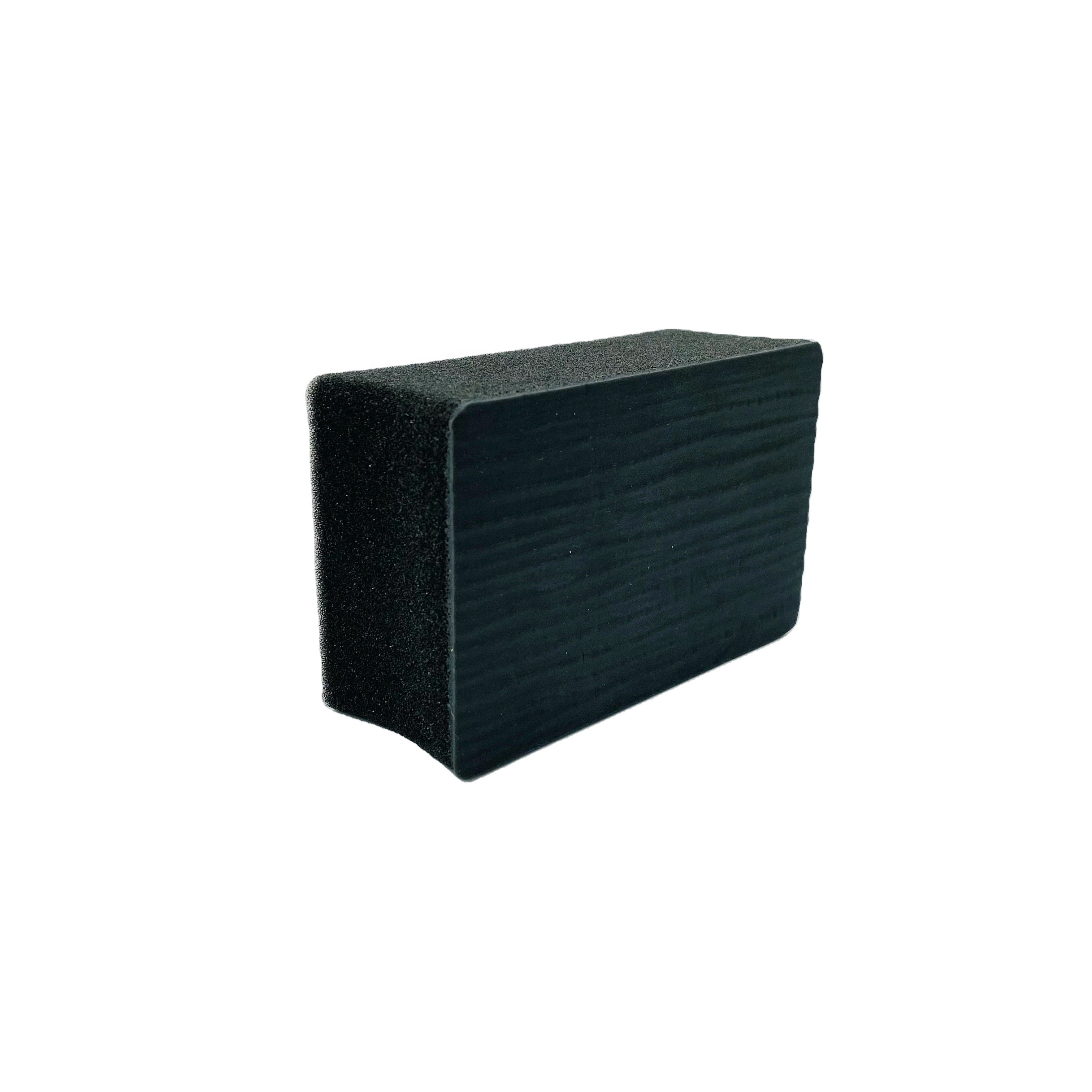 Black color car wash clay sponge bar block for auto polishing detailing automotive cleaning scrub buffing multipurpose sponge