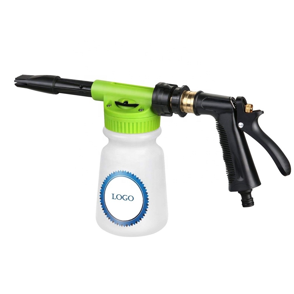 Multifunction Water Canon Gun with Spray built-in soap Dispenser Jet Car Washer Garden Hose