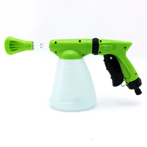 Low price garden hose snow foam gun  good expanding foam car cleaning foam lance with high quality