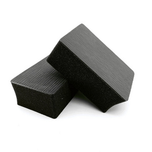 Black color car wash clay sponge bar block for auto polishing detailing automotive cleaning scrub buffing multipurpose sponge