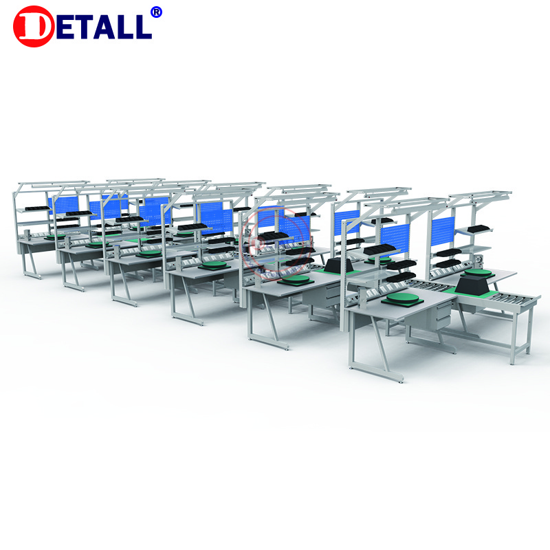 different assembly working tables lcd/led tv/air conditioner assembly line belt conveyor production line