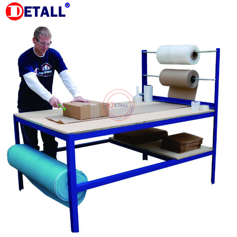 anti-static work bench ecommerce packing station tables industrial for warehouse