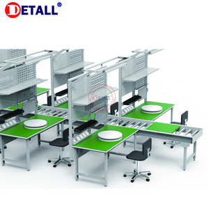 different assembly working tables lcd/led tv/air conditioner assembly line belt conveyor production line