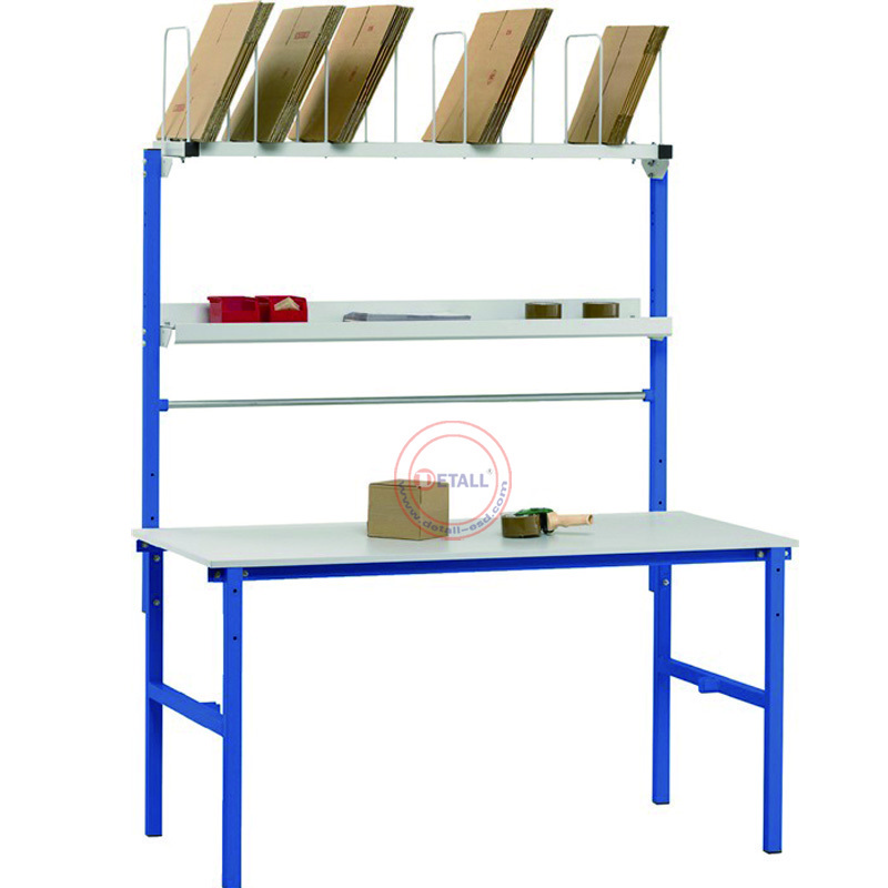 anti-static work bench ecommerce packing station tables industrial for warehouse