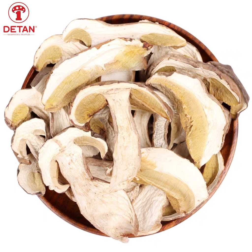 Detan High Quality Factory Mushroom Grow Dried porcini slices Grade A