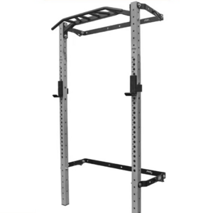 2023 Deti Home Gym Fitness Equipment Space Saving  Wall Mount Folding Squat Rack with Pull Up Bar