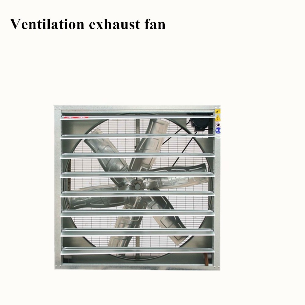 3 Phase 48 Inch Outdoor Shutter Poultry Exhaust Fan AC Powered with Steel Blades Wall Mounted for Saudi Arabia Industrial Roof