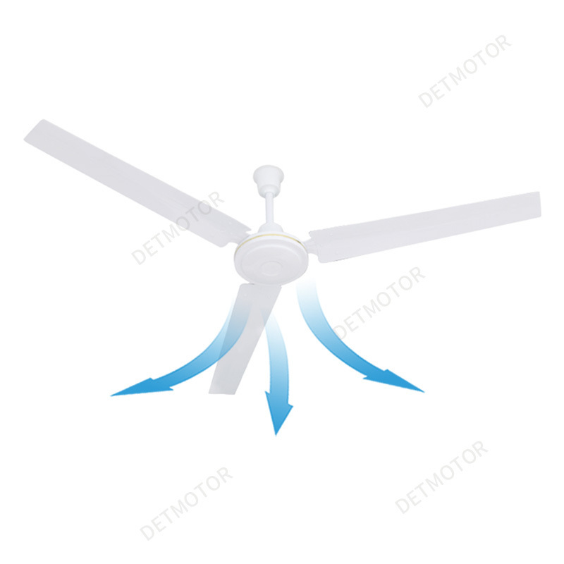 Upgraded household wind power energy-saving and silent three leaf ceiling fan