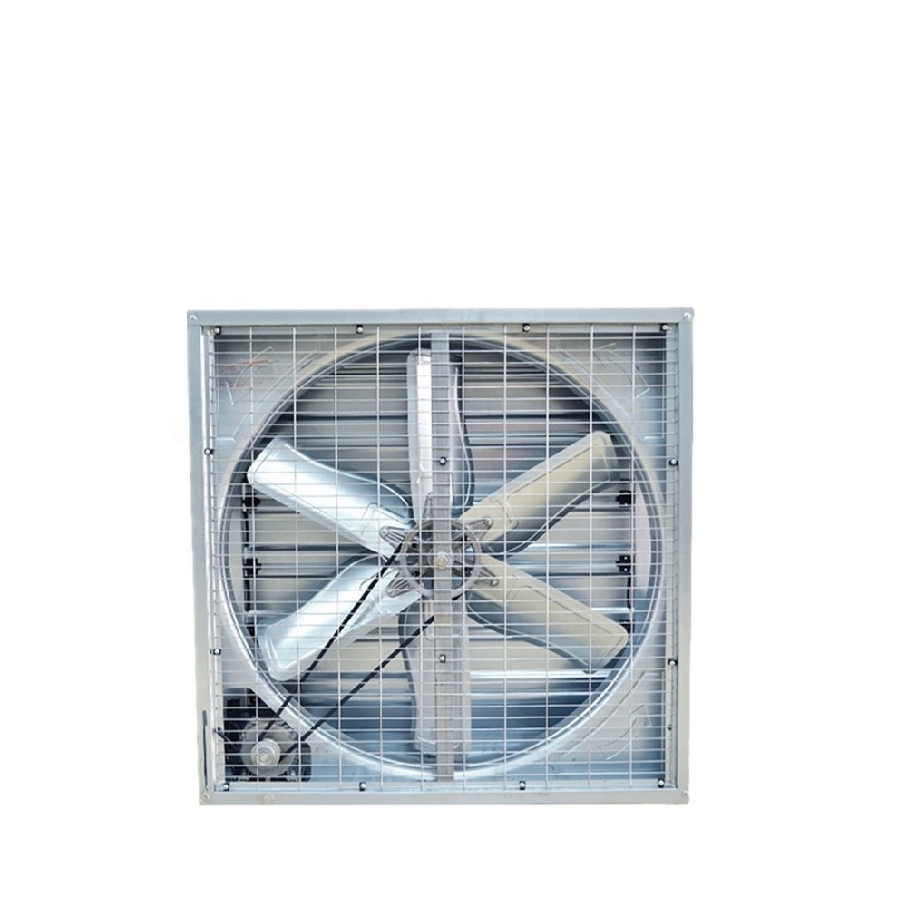 1380x1380x400mm Industrial Roof Exhaust Ventilator Fan AC Electric Axial Flow Ventilation for Farms Steel Blade 380V Voltage