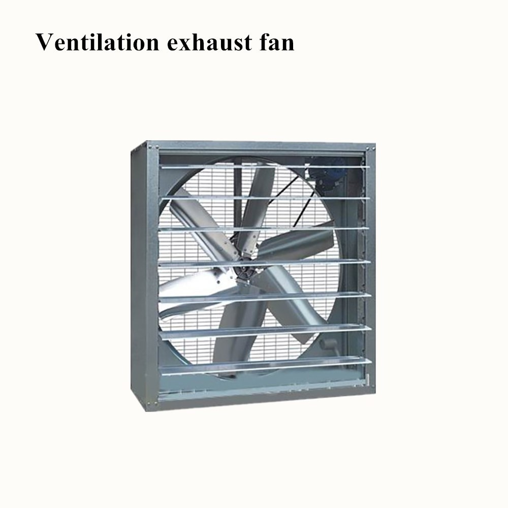 3 Phase 48 Inch Outdoor Shutter Poultry Exhaust Fan AC Powered with Steel Blades Wall Mounted for Saudi Arabia Industrial Roof