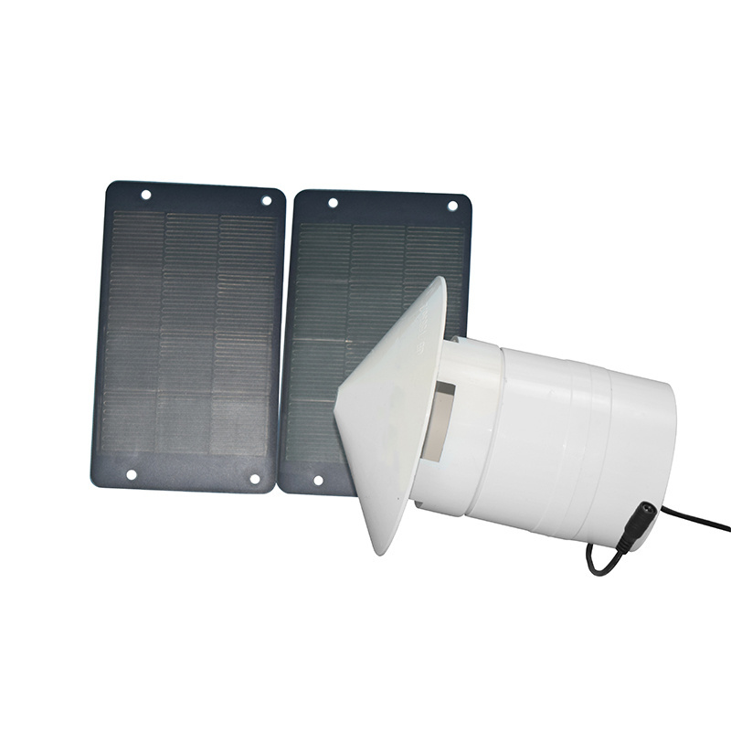 Intelligent Solar Roof Fan Energy-Saving ABS Shell Non-Combustible Copper Core Motor Healthy Smoke Exhaust Odor Axial Flow Fans