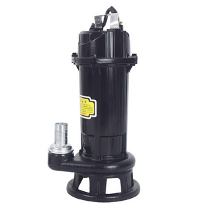 Powerful suction and high head portable agricultural fish pond factory cutting sewage pump