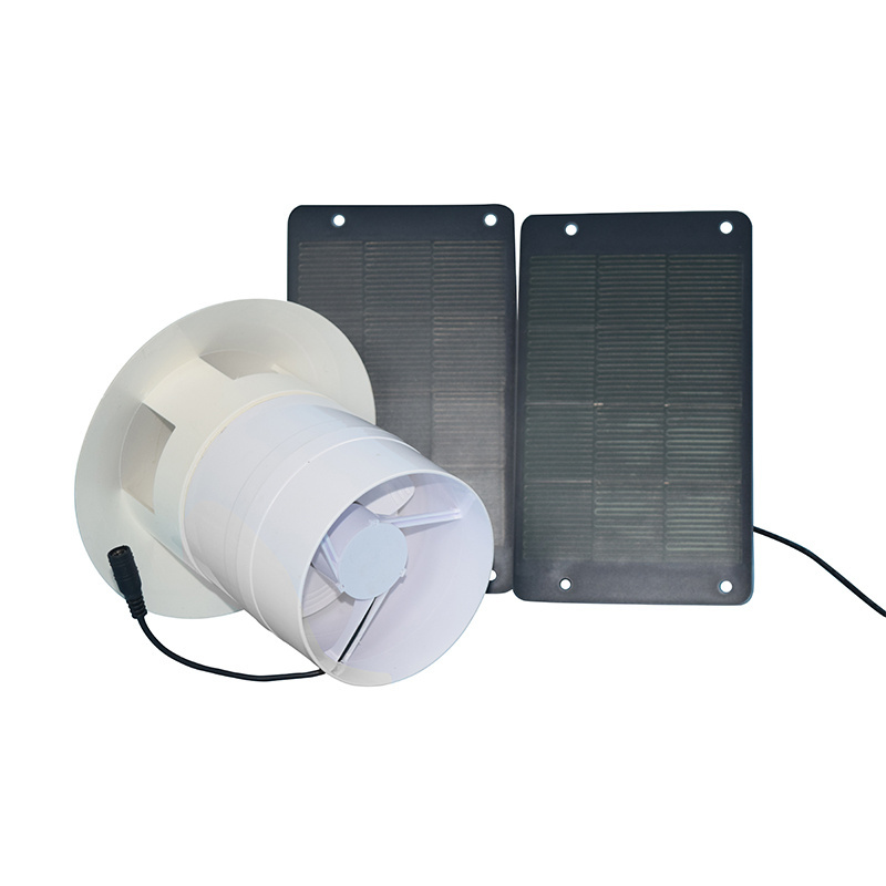 Intelligent Solar Roof Fan Energy-Saving ABS Shell Non-Combustible Copper Core Motor Healthy Smoke Exhaust Odor Axial Flow Fans