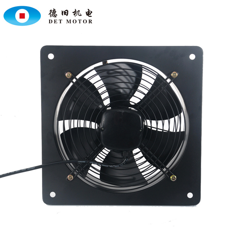 2000 cfm exhaust fan 3 phase FZY square industrial wall fan 200mm Net External rotor Axial exhaust Fan