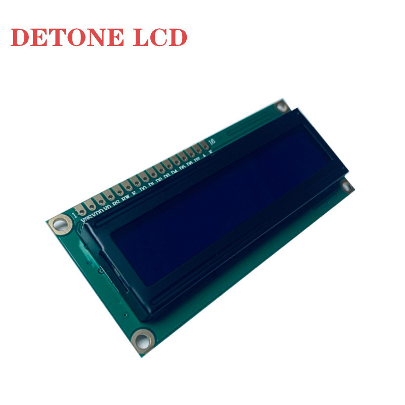 Customized STN Blue 16x2 Monochrome LCD 5V 1602 16*2 Character Lcd Display 2x16 Lcd Display Module