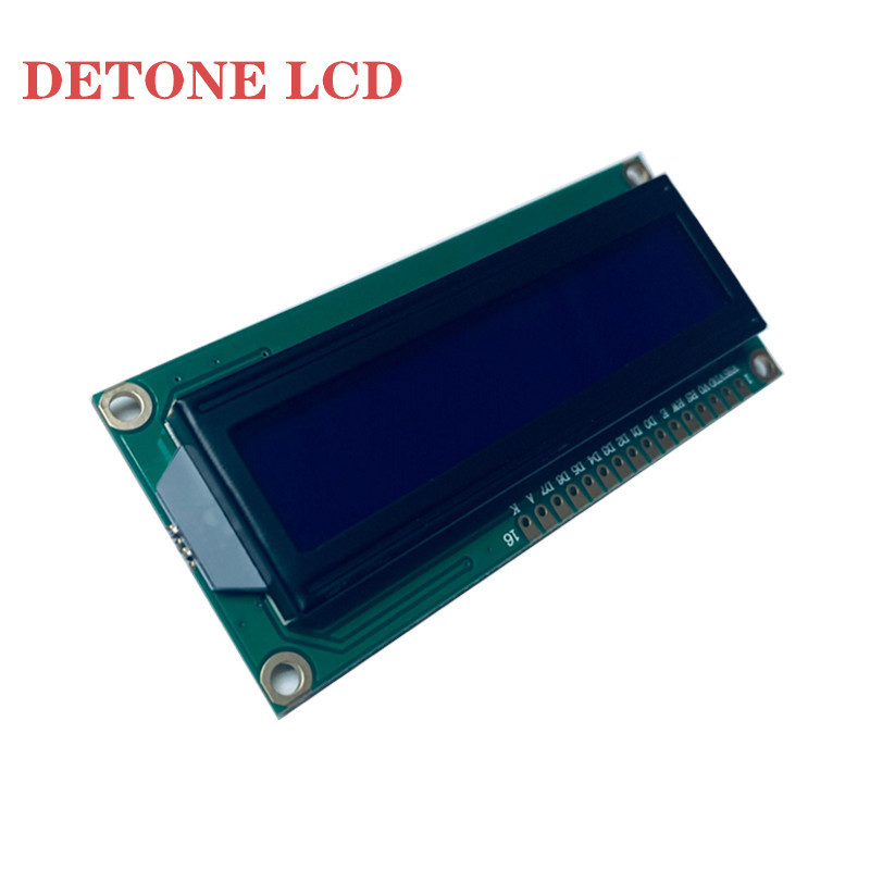 Customized STN Blue 16x2 Monochrome LCD 5V 1602 16*2 Character Lcd Display 2x16 Lcd Display Module