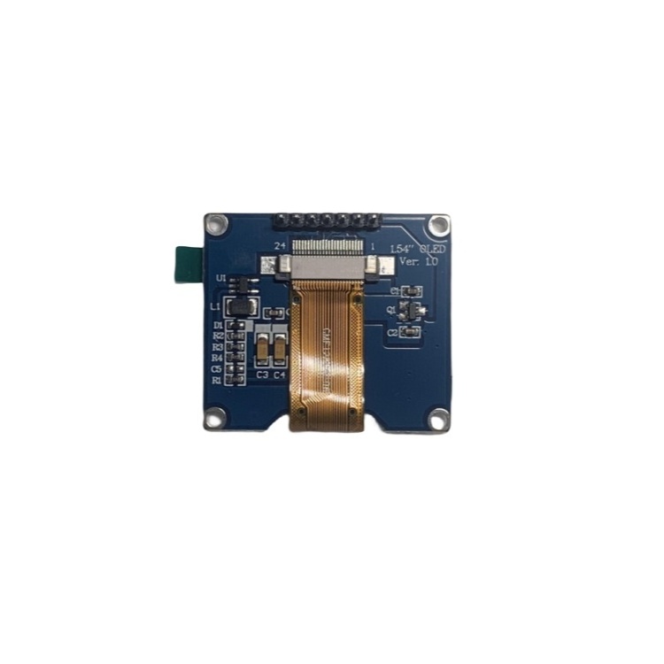 1.54 inch 128x64 pixels SSD1309 blue colour 7pin panel I2C SPI Interface oled screen small oled display